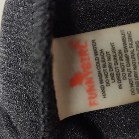 NWT Funny Girl Women's sz L One piece Swimsuit w/built-in pads - Picture 8 of 8